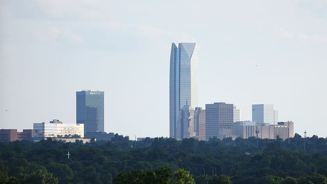 OKLAHOMA CITY, OKLAHOMA - JUNE 4: Oklahome City skyline on June 4, 2026.