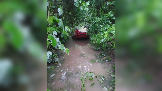 Rescuers saved 14 people from flooded caves during two separate incidents in northern Alabama during a Flash Flood Emergency in Jackson County Sunday afternoon.