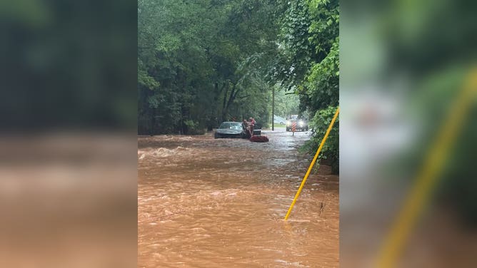 First responders in and around Huntsville also conducted multiple water rescues of drivers trapped on flooded local roads.