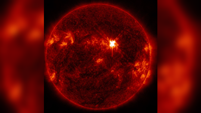 Additional photo of the large solar flare event on Wednesday.