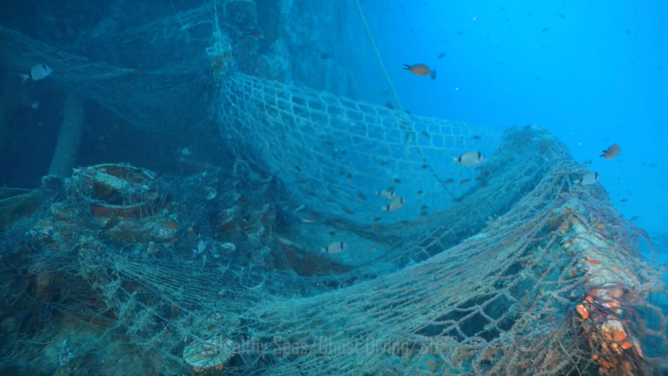 Ghost divers clear nets from shipwreck off Italian coast.