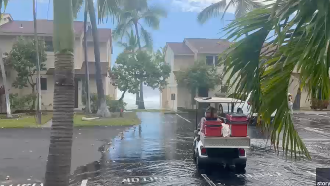 Massive swells and King Tides lead to minor coastal flooding Sunday, June 14.