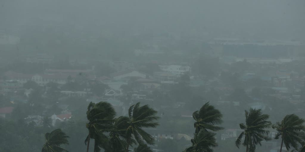 Recent El Niño fuels development of potentially powerful typhoon to directly slam the Mariana Islands