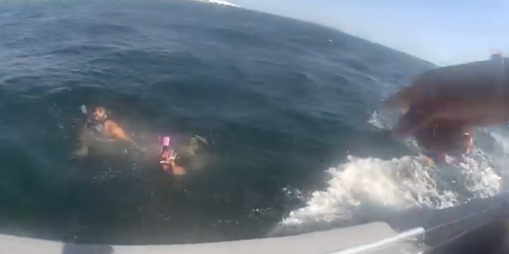 Watch: Deputies perform 'close call' rescue of snorkelers swept away by strong current off Florida beach