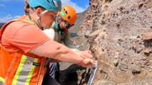 See it: Scientists sample once-inaccessible tephra from wall of crater on Kilauea's summit