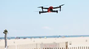 Eyes in the sky: NYPD uses drones to track sharks off New York City beaches