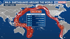 Magnitude 6.3 earthquake strikes west of Loyalty Islands in latest Pacific Ring of Fire quake