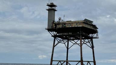 Would you stay here? Former Coast Guard station becomes remote getaway in the Atlantic Ocean