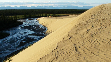 Why a national park in the Arctic Circle has towering 100-foot-tall sand dunes, triple digit temperatures