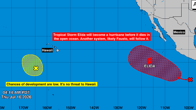 A look at tropical activity in the Eastern Pacific Ocean.