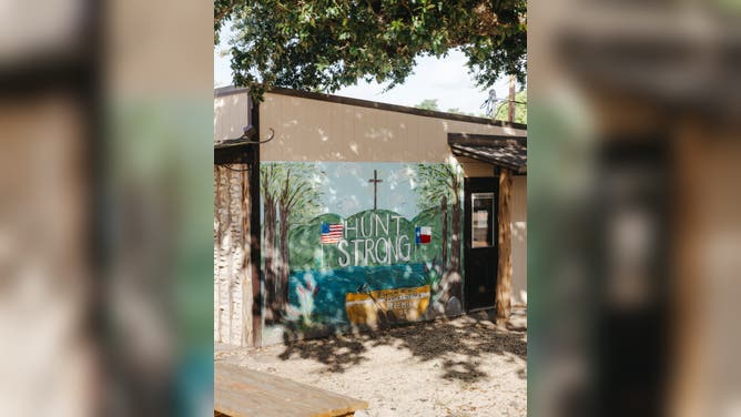 HUNT, TEXAS - JULY 1: A memorial for the victims during the July 4 floods last year in Hunt, Texas, US, on Wednesday, July 1, 2026.