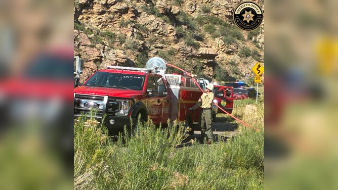  A man accused of intentionally setting a brush fire along Highway 74 in Jefferson County, Colorado, was arrested Monday as firefighters across the Four Corners region grapple with multiple wildfires.