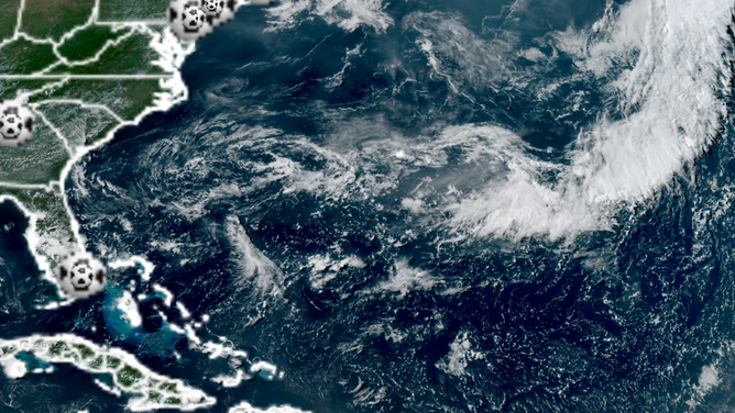 A look at the quiet Atlantic via GOES-19 satellite on July 1, 2026..