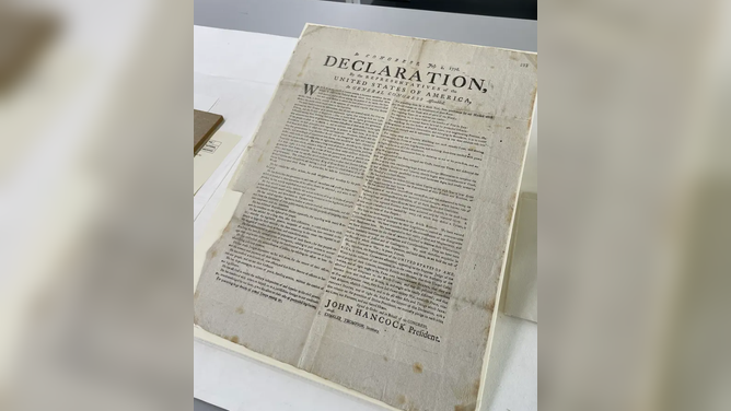 The copy of the 'Exeter Declaration' found at The National Archives.
