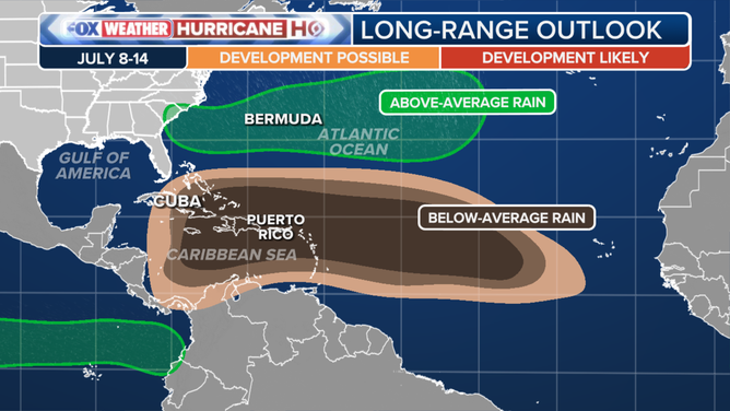 July 8-14 tropical long-range outlook for Atlantic