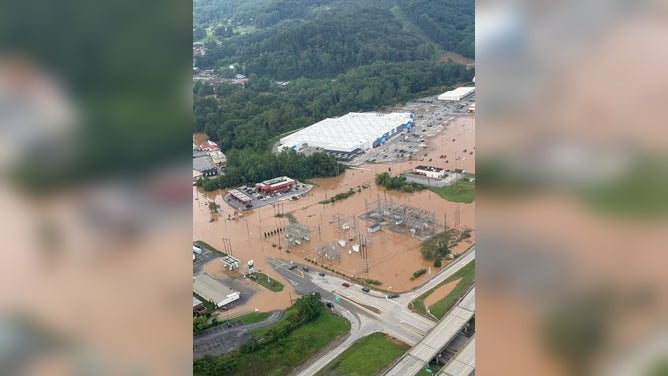 Floodwaters linger Wednesday across parts of West Virginia after a Flash Flood Emergency on Tuesday, July 21, 2026.
