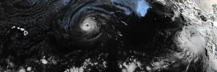 Hurricane Fausto expected to trail north of Hawaii, with Tropical Storm Genevieve poised to rapidly intensify