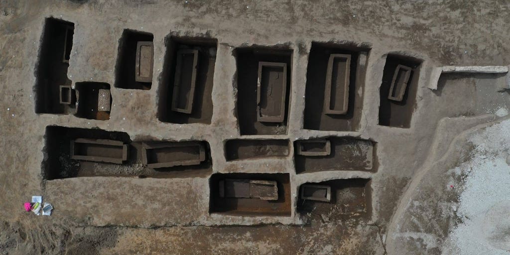 See it: Ancient tomb and artifacts uncovered during expansion of Italian pasta factory