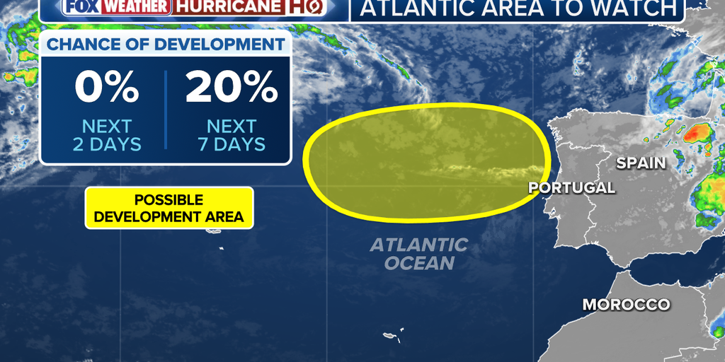 New area to watch tracked in Atlantic near Portugal as El Niño continues to strengthen to its strongest ever