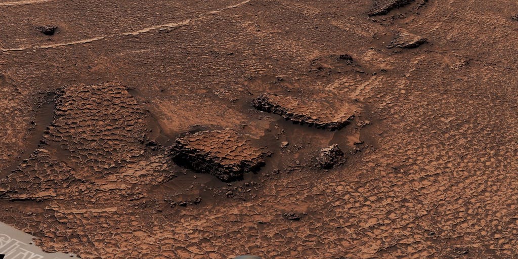 See it: NASA's Curiosity rover captures stunning images of honeycomb-like textures while exploring Mars