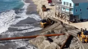 Watch: Sand pumping underway as Buxton’s major Beach Nourishment Project fights costal erosion