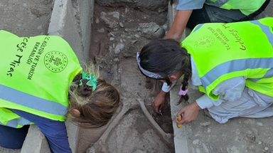 2,400-year-old wrestler tomb discovered in the ancient city of Aspendos