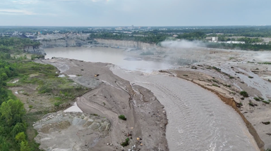 Watch: Jaw-dropping drone video reveals staggering scale of Indiana flood destruction