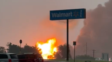 See it: Lightning triggers massive tank explosion in Oklahoma