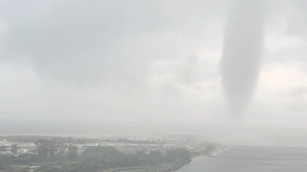 See it: Rare tornado touches down on New York's Long Island, damages local beach club