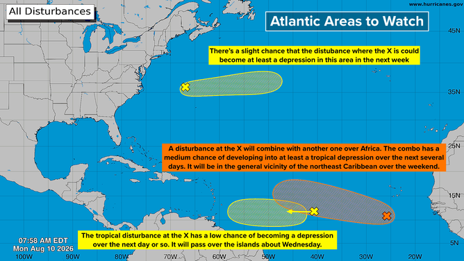Atlantic Basin on Aug. 10, 2026.