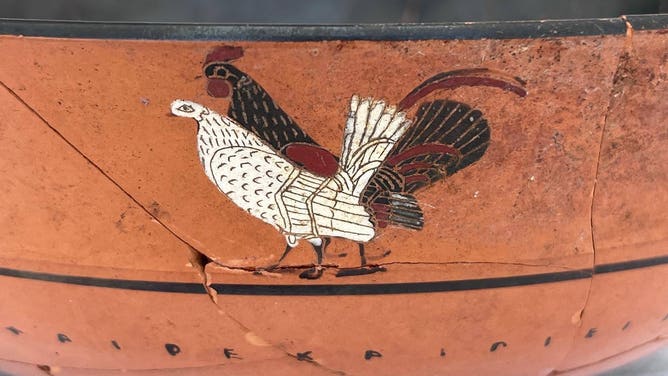 Pottery and art remarkably preserved from the 6th century B.C.