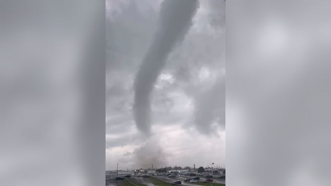 Atlantic Beach tornado seen from Atlantic Beach, New York, on Aug. 20, 2026.
