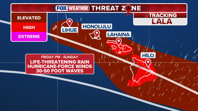 Exclusive FOX Weather Threat Zone