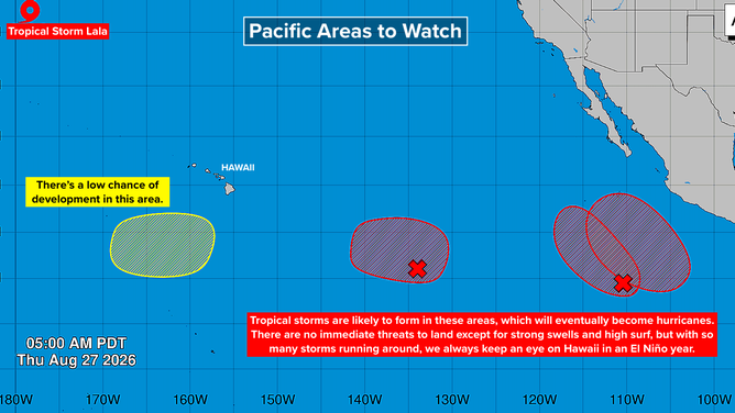 Tropical overview of the Eastern Pacific. 