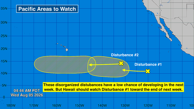 Eastern Pacific Basin on August 5, 2026