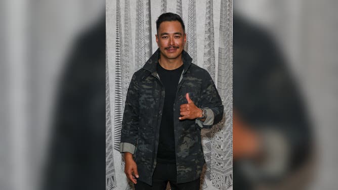 LONDON, ENGLAND - NOVEMBER 15: Nimsdai Purja attends a special screening of '14 Peaks: Nothing is Impossible', including a Q&A with Nirmal "Nimsdai" Purja, at Soho Hotel on November 15, 2021 in London, England.