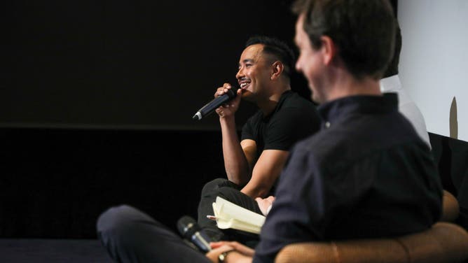 LONDON, ENGLAND - NOVEMBER 15: Nimsdai Purja attends a special screening of '14 Peaks: Nothing is Impossible', including a Q&A with Nirmal "Nimsdai" Purja, at Soho Hotel on November 15, 2021 in London, England.
