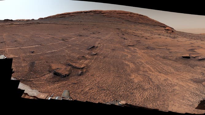 NASA’s Curiosity rover stumbled across honeycomb-like textures on Mars.