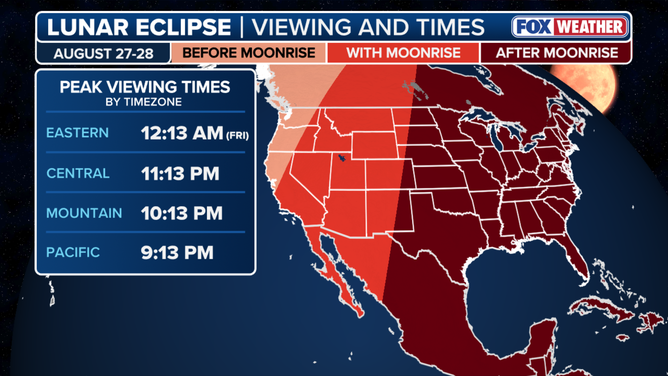 Expected cloud coverage across the U.S.