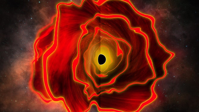 Black hole star.