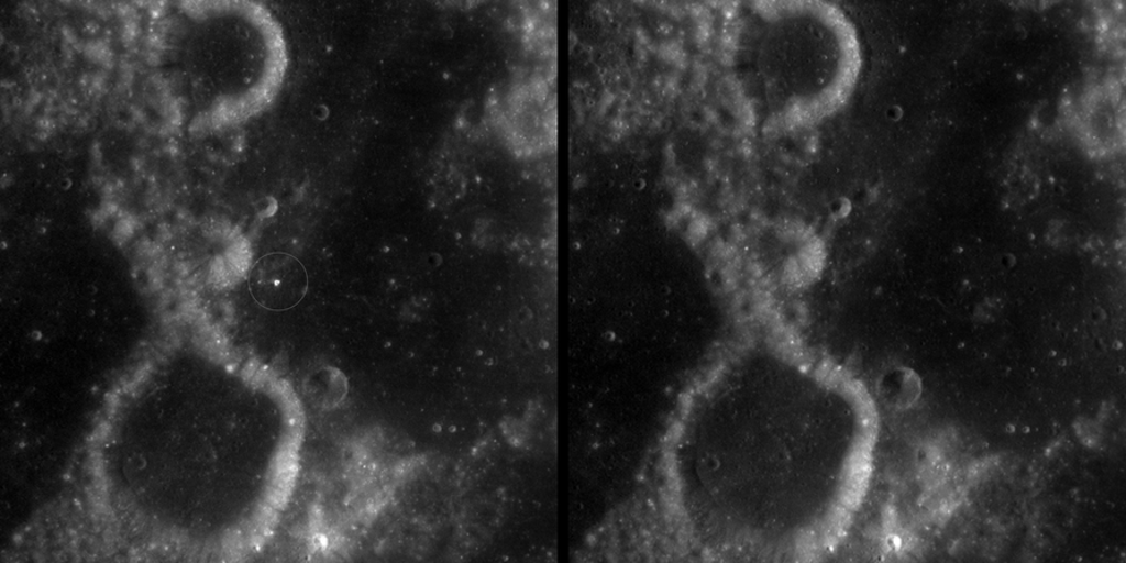 美国宇航局科学家在小行星撞击后发现新形成的“百年一遇”陨石坑