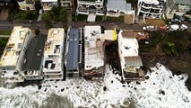 California coastal erosion forces home evacuations, triggers sinkhole at celebrity's Malibu property