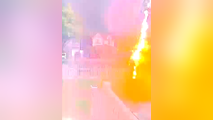 Watch: Man struck by lightning in terrifying moment caught on camera in Staten Island