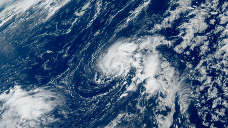 Tropical Depression Six forms in the Atlantic, expected to strengthen to Tropical Storm Fay by Sunday