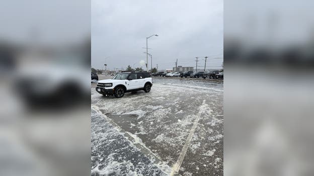 PHOTOS: Nor'easter winds bring up sea foam in coastal Massachusetts