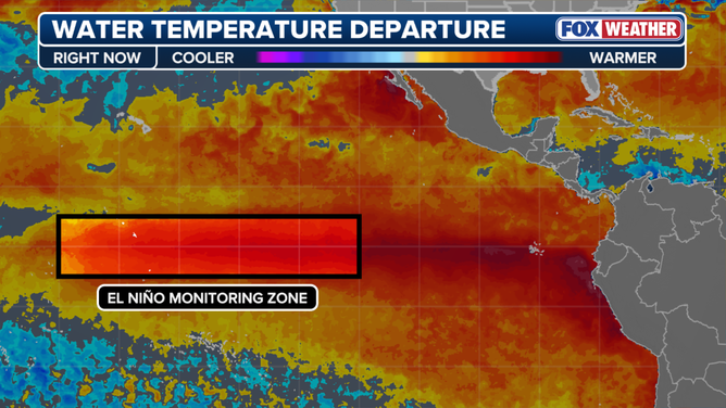 El Niño monitoring zone on Sep. 21, 2026.
