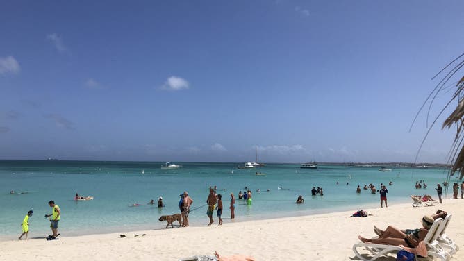 Aruba Palm Beach, Aruba, on June 17, 2018.