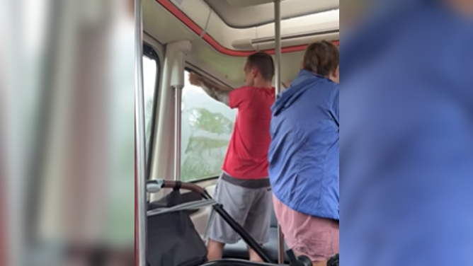 Disney World monorail passengers were left stranded.