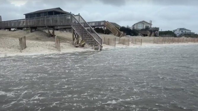 North Carolina coastal flooding.