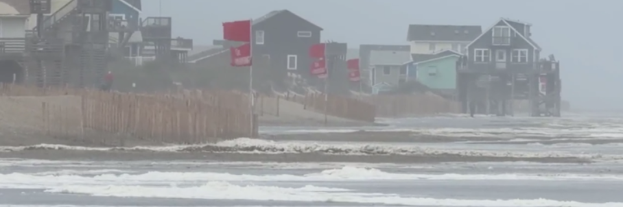 Strengthening nor’easter charging North, causing coastal flooding, dangerous surf along the East Coast